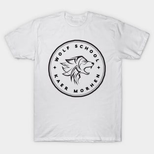 Wolf School - Kaer Morhen - White - Fantasy - Witcher T-Shirt